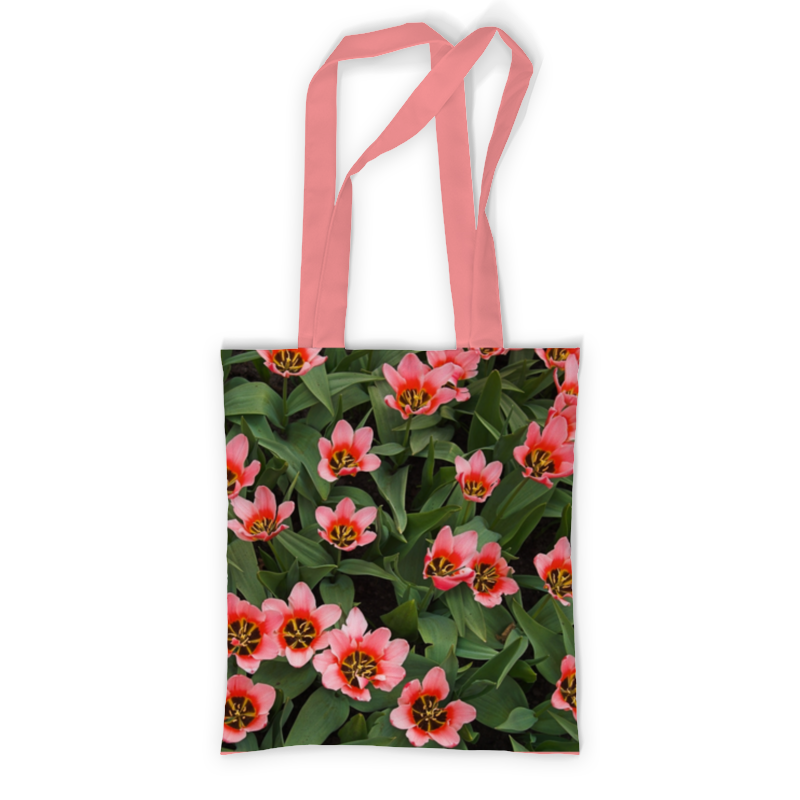 printio сумка с полной запечаткой весенние тюльпаны Printio Сумка с полной запечаткой Тюльпаны