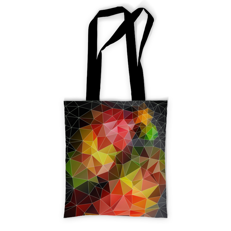 Printio Сумка с полной запечаткой Пестрые треугольники printio рюкзак мешок с полной запечаткой пестрые треугольники