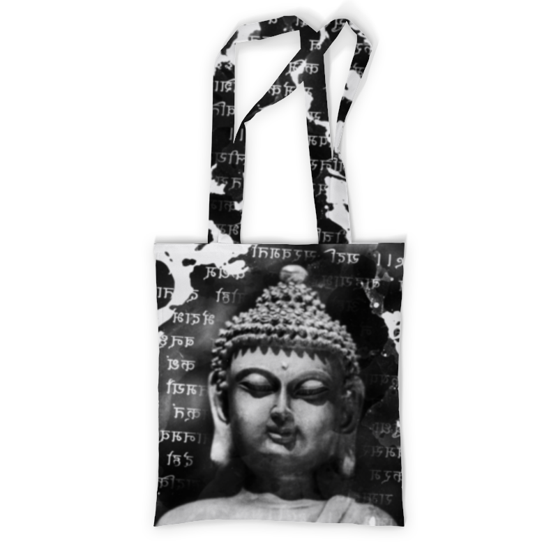 Printio Сумка с полной запечаткой Будда (письмена) printio сумка с полной запечаткой рахула сын будды