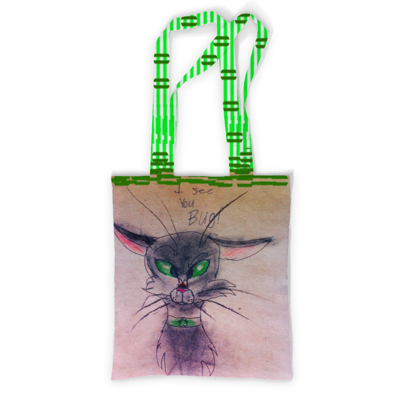 Printio Сумка с полной запечаткой Кот и божья коровка printio сумка с полной запечаткой кошачий микс