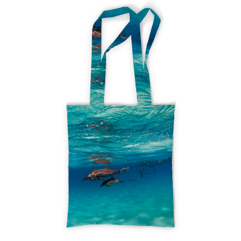 Printio Сумка с полной запечаткой Стая дельфинов printio сумка с полной запечаткой на море