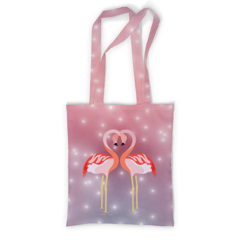 printio сумка с полной запечаткой влюбленные коты Printio Сумка с полной запечаткой Влюбленные фламинго