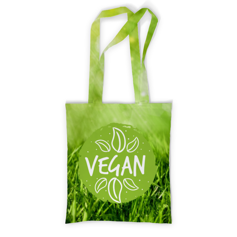 Printio Сумка с полной запечаткой Go vegan! printio футболка с полной запечаткой мужская go vegan