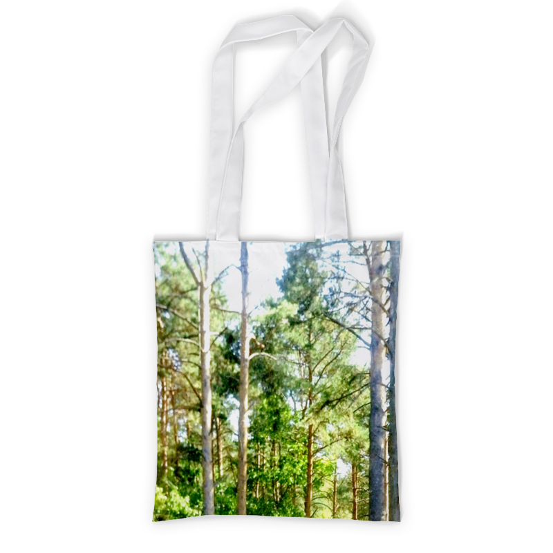 Printio Сумка с полной запечаткой Сосны в лесу printio сумка с полной запечаткой совушки в лесу