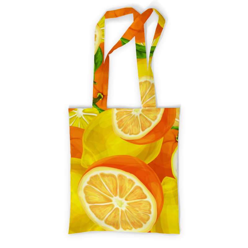 printio сумка с полной запечаткой лимоны с лимонами Printio Сумка с полной запечаткой Цитрусовая