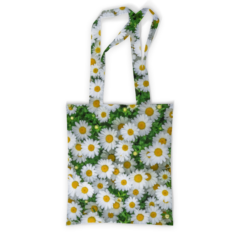 Printio Сумка с полной запечаткой Ромашковое поле. сумка кактусы цветущие зеленый
