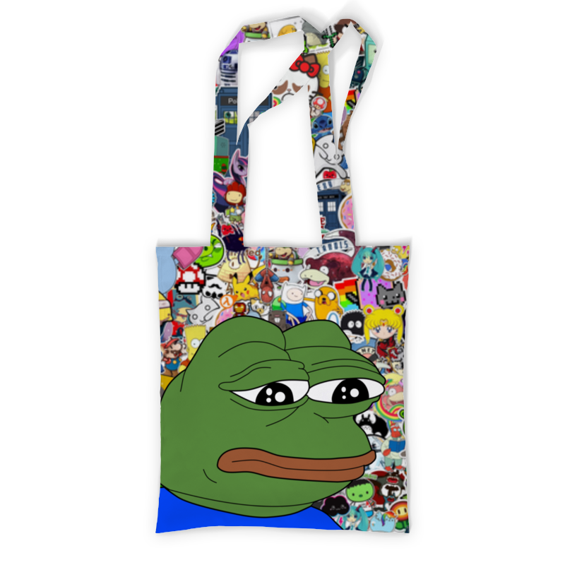 Printio Сумка с полной запечаткой Pepe frog сумка лягушка пепе pepe the frog фиолетовый