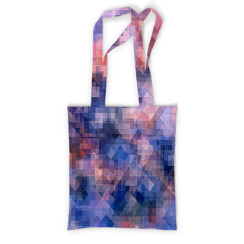 Printio Сумка с полной запечаткой Пиксель-арт. сине-розовый паттерн printio сумка с полной запечаткой синяя фантазия