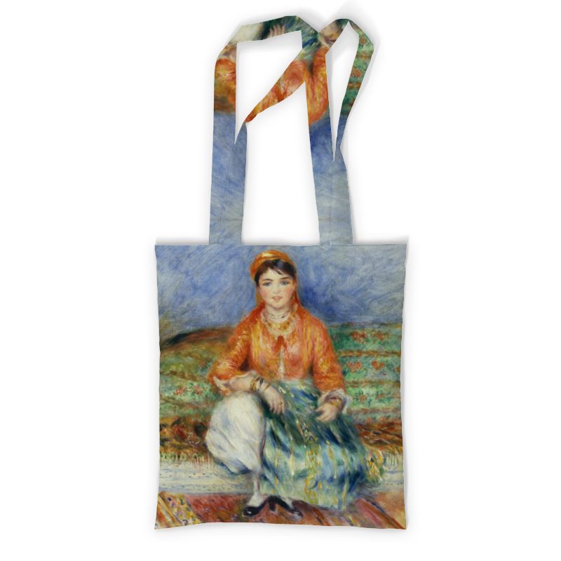Printio Сумка с полной запечаткой Алжирская девушка (картина ренуара) printio рюкзак мешок с полной запечаткой в лесу пьер огюст ренуар