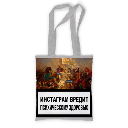 Заказать сумку в Москве. Сумка с полной запечаткой KALUNIK UNQIE RENESANCE ART  от Nikita Kaluzhskikh - готовые дизайны и нанесение принтов.