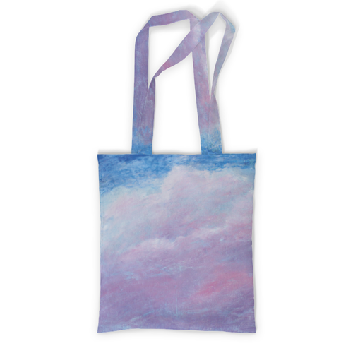 Заказать сумку в Москве. Сумка с полной запечаткой Розовое облако на небе от khlele@mail.ru - готовые дизайны и нанесение принтов.