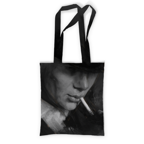 Заказать сумку в Москве. Сумка с полной запечаткой Tommy Shelby - Острые козырьки от Дана Столыпина - готовые дизайны и нанесение принтов.