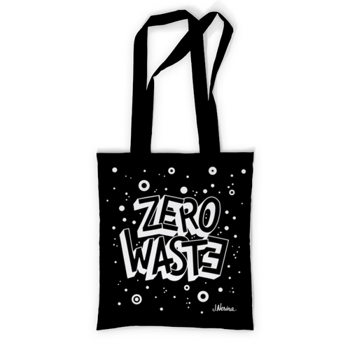 Заказать сумку в Москве. Сумка с полной запечаткой Zero Waste от cofynne - готовые дизайны и нанесение принтов.