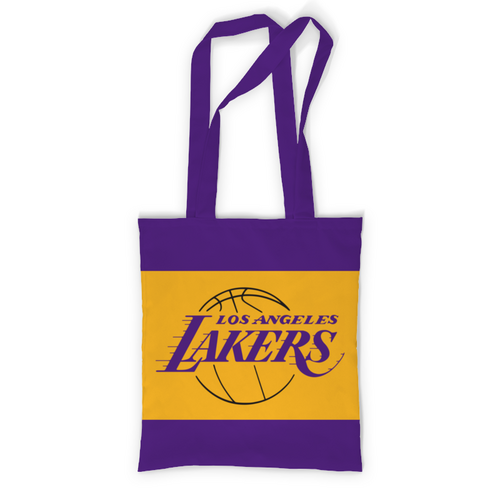 Заказать сумку в Москве. Сумка с полной запечаткой Los Angeles Lakers от Nos  - готовые дизайны и нанесение принтов.