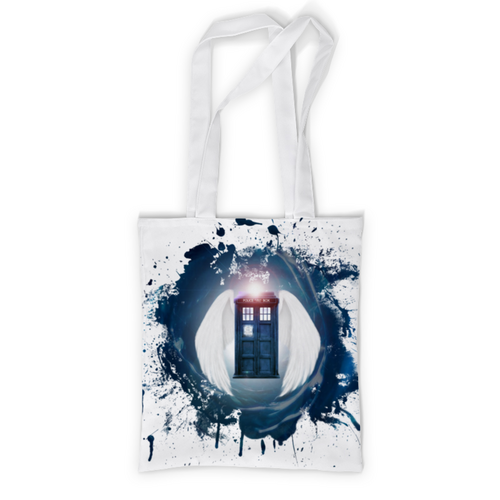 Заказать сумку в Москве. Сумка с полной запечаткой Доктор Кто от GeekFox  - готовые дизайны и нанесение принтов.