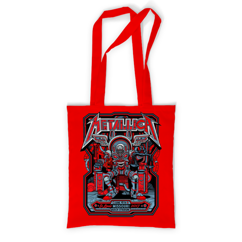 Заказать сумку в Москве. Сумка с полной запечаткой Metallica от Leichenwagen - готовые дизайны и нанесение принтов.