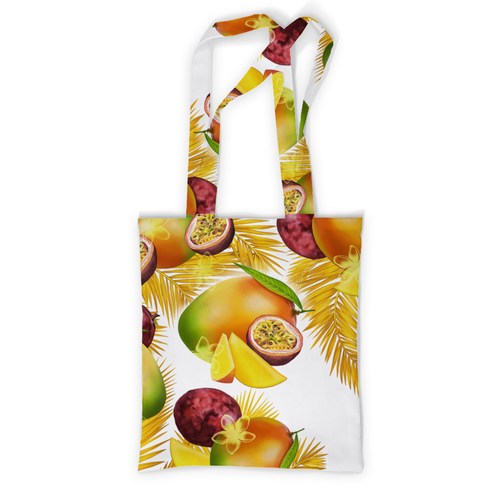 Заказать сумку в Москве. Сумка с полной запечаткой Тропические фрукты от Виктор Гришин - готовые дизайны и нанесение принтов.