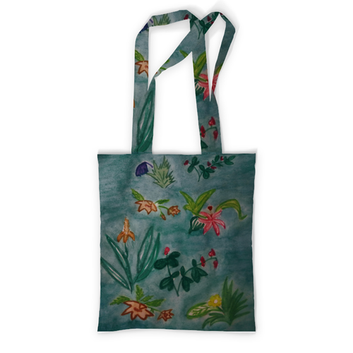 Заказать сумку в Москве. Сумка с полной запечаткой Ботаника от mrs-snit@yandex.ru - готовые дизайны и нанесение принтов.