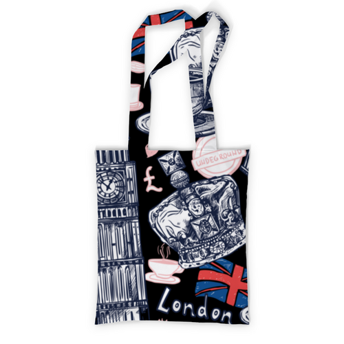 Заказать сумку в Москве. Сумка с полной запечаткой Лондон от nadegda - готовые дизайны и нанесение принтов.