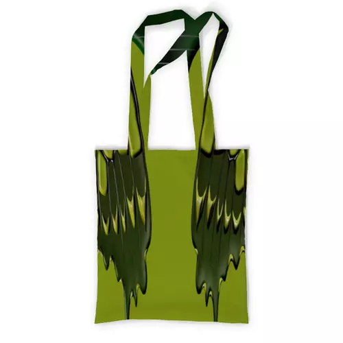 Заказать сумку в Москве. Сумка с полной запечаткой Кожаные зеленые мотивы от Alexey Evsyunin - готовые дизайны и нанесение принтов.