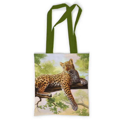 Заказать сумку в Москве. Сумка с полной запечаткой Леопард от Александр Гришин - готовые дизайны и нанесение принтов.