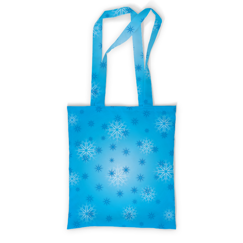 Заказать сумку в Москве. Сумка с полной запечаткой Снежинка от valezar - готовые дизайны и нанесение принтов.