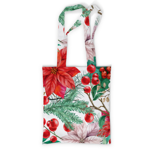 Заказать сумку в Москве. Сумка с полной запечаткой Рождественская звезда от Доброцвет - готовые дизайны и нанесение принтов.