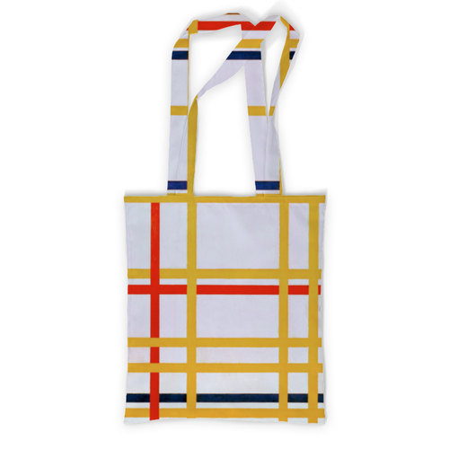 Заказать сумку в Москве. Сумка с полной запечаткой Нью-Йорк 1 (Питер Мондриан) от trend - готовые дизайны и нанесение принтов.