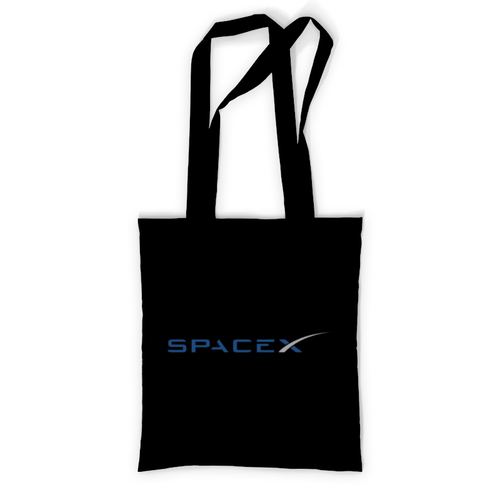 Заказать сумку в Москве. Сумка с полной запечаткой SpaceX. Dragon от The Spaceway  - готовые дизайны и нанесение принтов.
