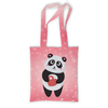 Заказать сумку в Москве. Сумка с полной запечаткой Панда с сердечком от Ordwen - готовые дизайны и нанесение принтов.