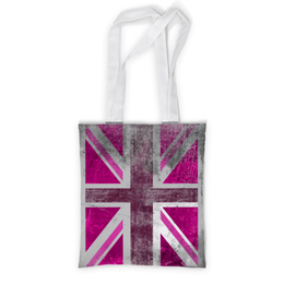 Заказать сумку в Москве. Сумка с полной запечаткой Розовый Британский флаг от ml7000@mail.ru - готовые дизайны и нанесение принтов.