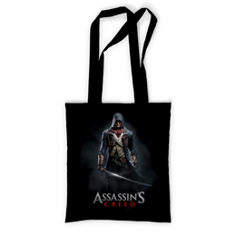 Заказать сумку в Москве. Сумка с полной запечаткой Assassins Creed (Unity Arno) от Аня Лукьянова - готовые дизайны и нанесение принтов.