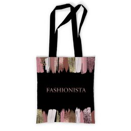 Заказать сумку в Москве. Сумка с полной запечаткой Фэшн дизайн для модных девушек Fashionista от eszadesign - готовые дизайны и нанесение принтов.