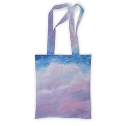 Заказать сумку в Москве. Сумка с полной запечаткой Розовое облако на небе от khlele@mail.ru - готовые дизайны и нанесение принтов.