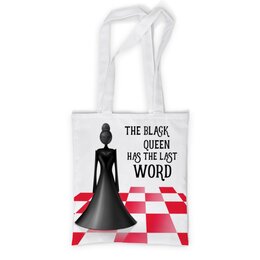 Заказать сумку в Москве. Сумка с полной запечаткой BLACK QUEEN от ELENA ZHARINOVA - готовые дизайны и нанесение принтов.