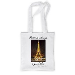 Заказать сумку в Москве. Сумка с полной запечаткой Париж от @mywave - готовые дизайны и нанесение принтов.