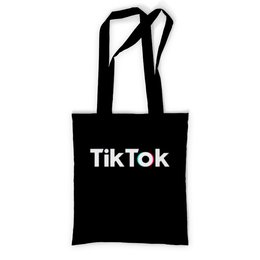 Заказать сумку в Москве. Сумка с полной запечаткой TikTok  от DESIGNER   - готовые дизайны и нанесение принтов.