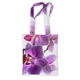 Заказать сумку в Москве. Сумка с полной запечаткой Орхидея от Оксана Музыка - готовые дизайны и нанесение принтов.