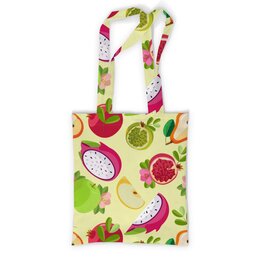 Заказать сумку в Москве. Сумка с полной запечаткой Сочные фрукты от IrinkaArt  - готовые дизайны и нанесение принтов.