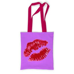 Заказать сумку в Москве. Сумка с полной запечаткой Поцелуй. от Eva De Peron.  - готовые дизайны и нанесение принтов.