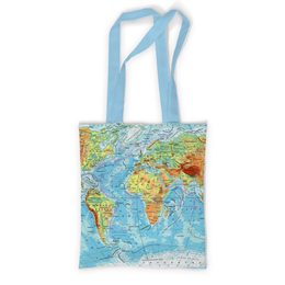 Заказать сумку в Москве. Сумка с полной запечаткой Карта мира от Елена Гришина - готовые дизайны и нанесение принтов.
