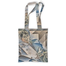 Заказать сумку в Москве. Сумка с полной запечаткой Портрет Пабло Пикассо (Хуан Грис) от trend - готовые дизайны и нанесение принтов.