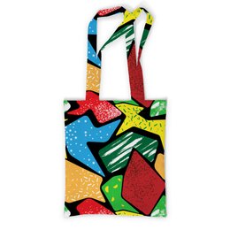 Заказать сумку в Москве. Сумка с полной запечаткой Цветная абстракция от IrinkaArt  - готовые дизайны и нанесение принтов.