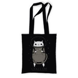 Заказать сумку в Москве. Сумка с полной запечаткой Space cat от vphone - готовые дизайны и нанесение принтов.