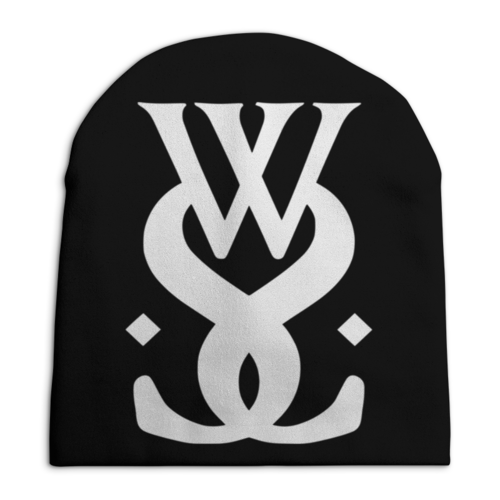 Заказать головной убор в Москве. Шапка унисекс с полной запечаткой While She Sleeps от geekbox - готовые дизайны и нанесение принтов.