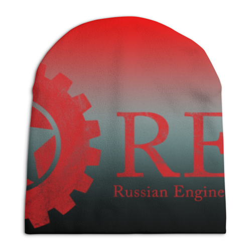 Заказать головной убор в Москве. Шапка унисекс с полной запечаткой RED'S Logo от RED'S - готовые дизайны и нанесение принтов.