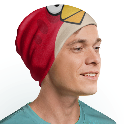 Заказать головной убор в Москве. Шапка унисекс с полной запечаткой Angry Birds (Terence) от Аня Лукьянова - готовые дизайны и нанесение принтов.
