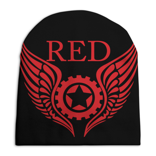 Заказать головной убор в Москве. Шапка унисекс с полной запечаткой RED'S Logo от RED'S - готовые дизайны и нанесение принтов.