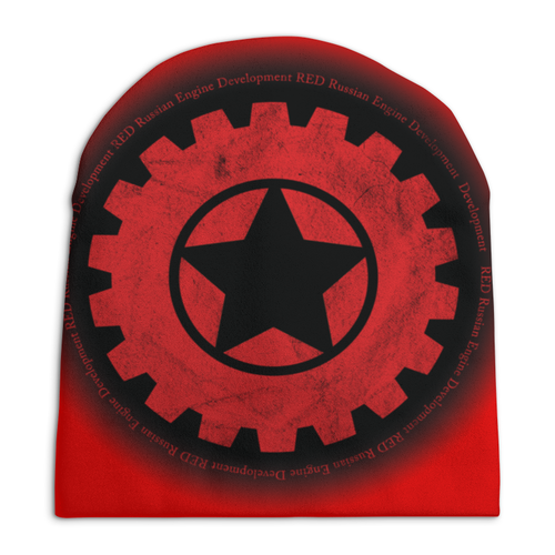 Заказать головной убор в Москве. Шапка унисекс с полной запечаткой RED'S Logo от RED'S - готовые дизайны и нанесение принтов.