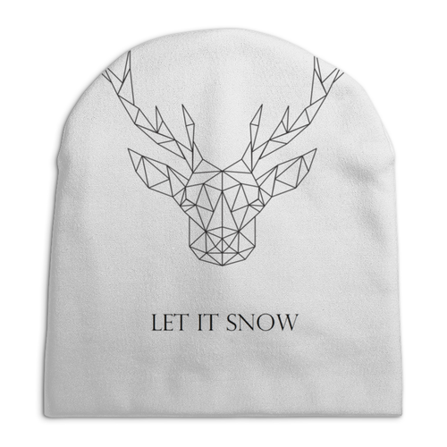 Заказать головной убор в Москве. Шапка унисекс с полной запечаткой Dear Deer от Disignshop - готовые дизайны и нанесение принтов.